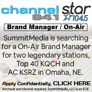 KQCH/KSRZ SummitMedia - Brand Manager