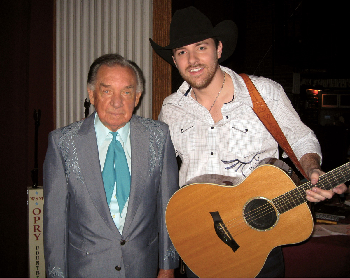 Chris Young spends some time with the Legendary Ray Price