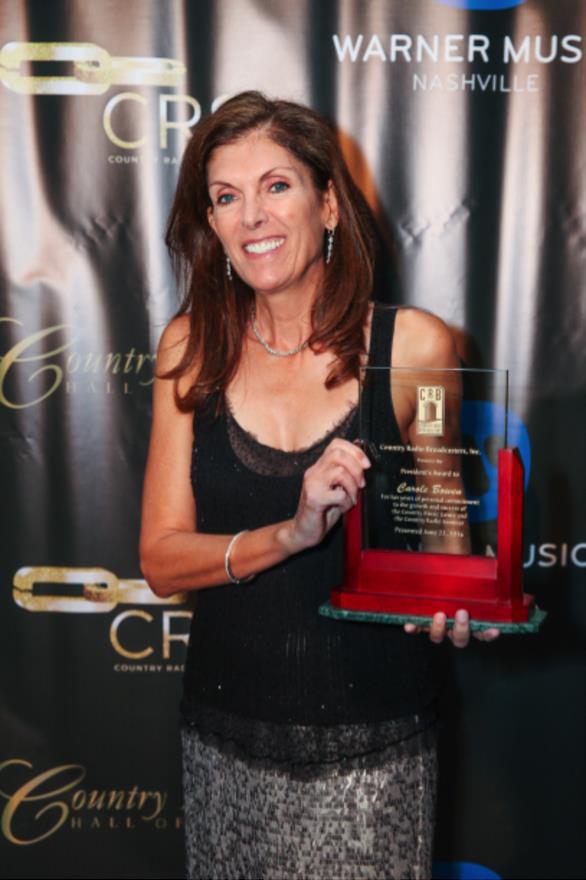 Carole Bowen, CRB President's Award, Country Radio Hall of Fame, Omni Hotel, Nashville