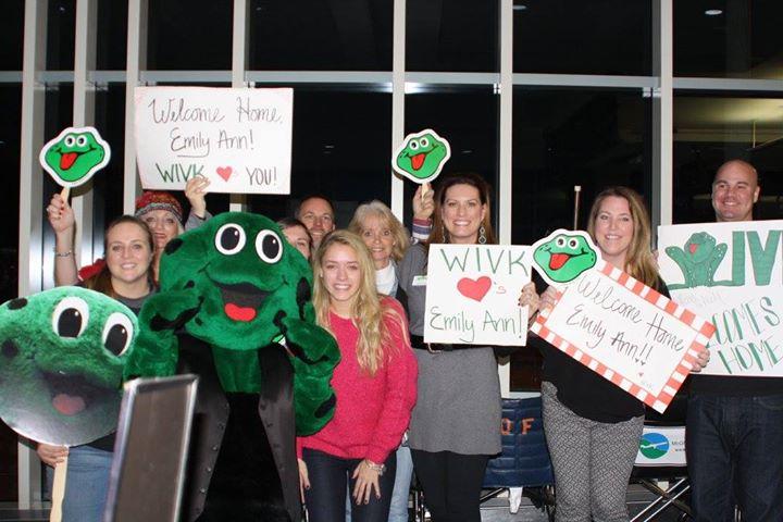 Cumulus, WIVK, Knoxville, Emily Ann Roberts, NBC-TV, The Voice, Gunner, Wivick The Frog