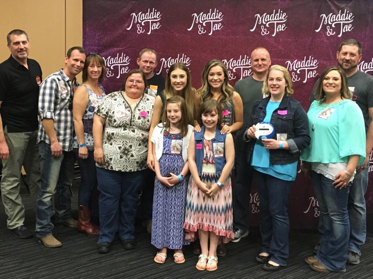 Dot Records, Maddie & Tae, WUBE, B-105, Cincinnati, CatchPhrase, Grover Collins, Maddie Marlowe and Taylor Dye