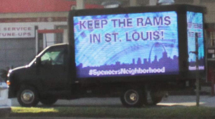 NFL Rams, WARH Spencer Morning Show, St. Louis 