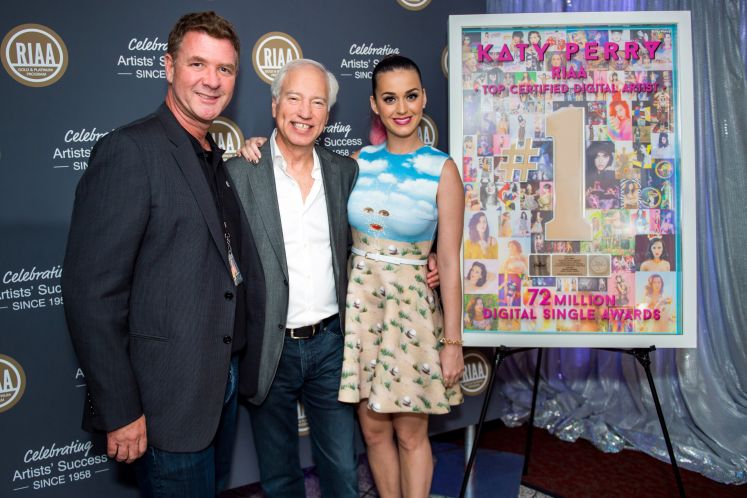 Katy Perry platinum gold Greg Thompson RIAA Daniel Swartz Capitol Records