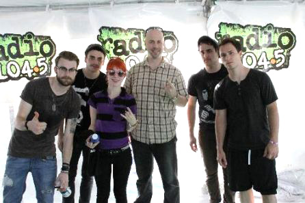 Paramore hangs out at WRFF/Philadephia's Backstage BBQ