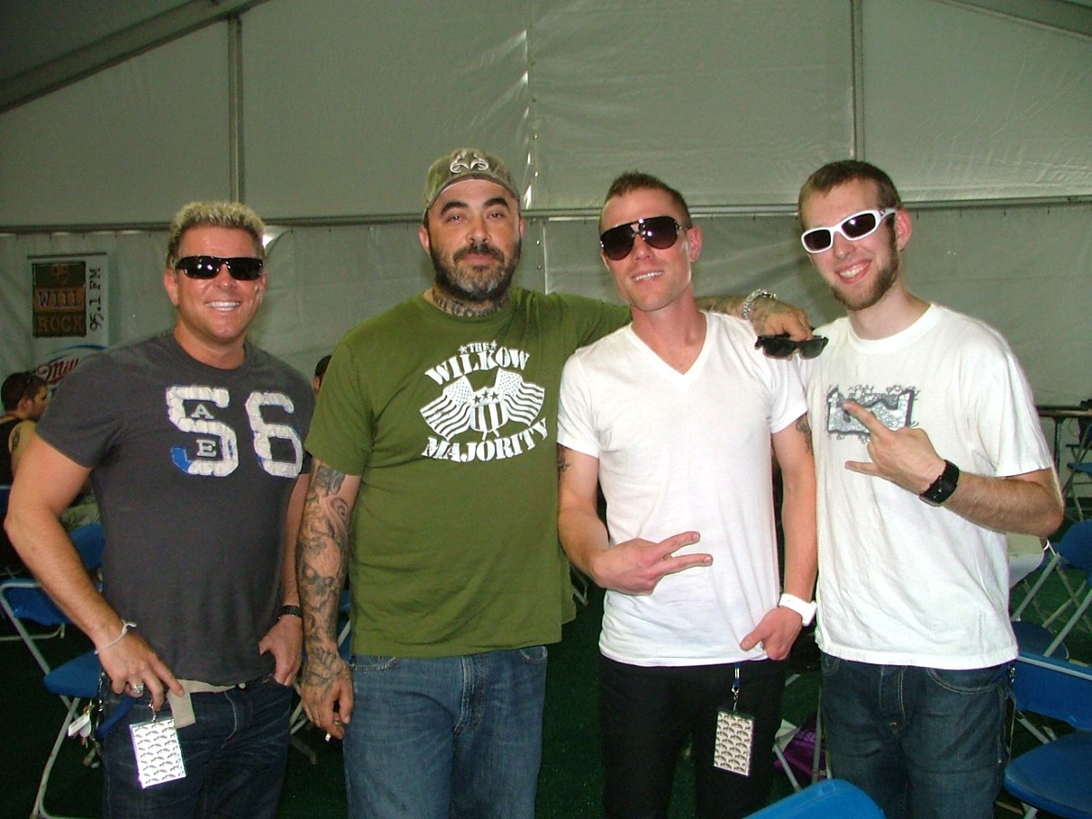 Jay Hudson (CIMX/Detroit) with Aaron Lewis (Staind) at Rock On The Range