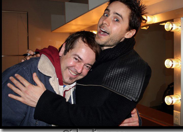 KNDD/Seattle's Mike Kaplan hangs with Jared Leto