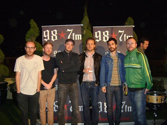 The Cold War Kids hang with KYSR/Los Angeles staffers