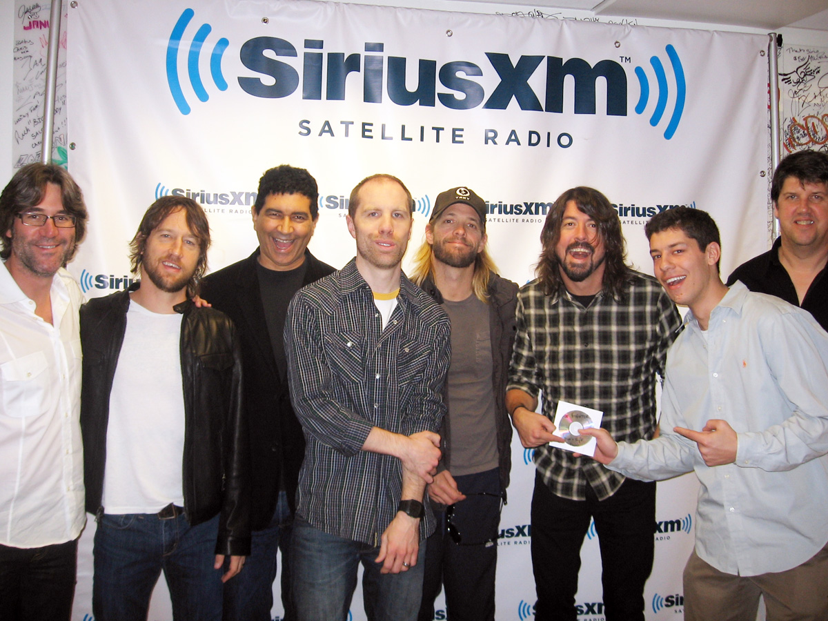 Foo Fighters stop by Sirius XM