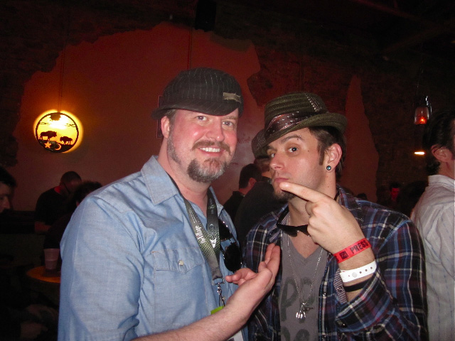 Hard Boiled's Chris Stowers hangs with 91X's Capone