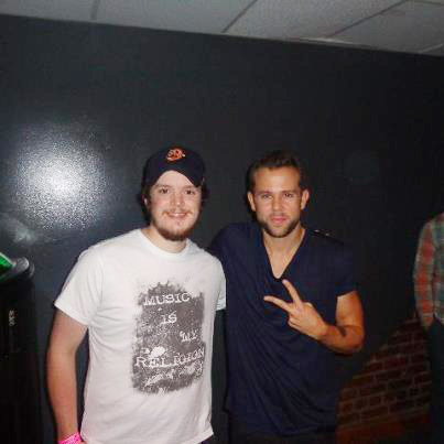 M83's Anthony hangs with WROX's Nick Chappell
