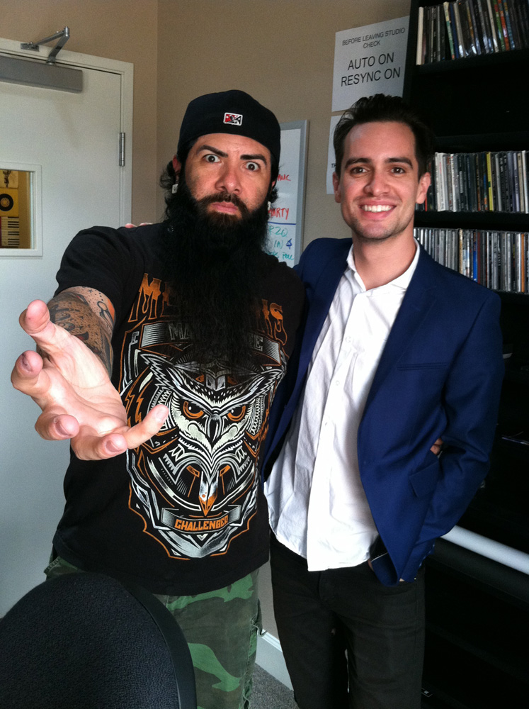 Panic! At The Disco's Brendon Erie hangs with KRZQ's Chris Payne