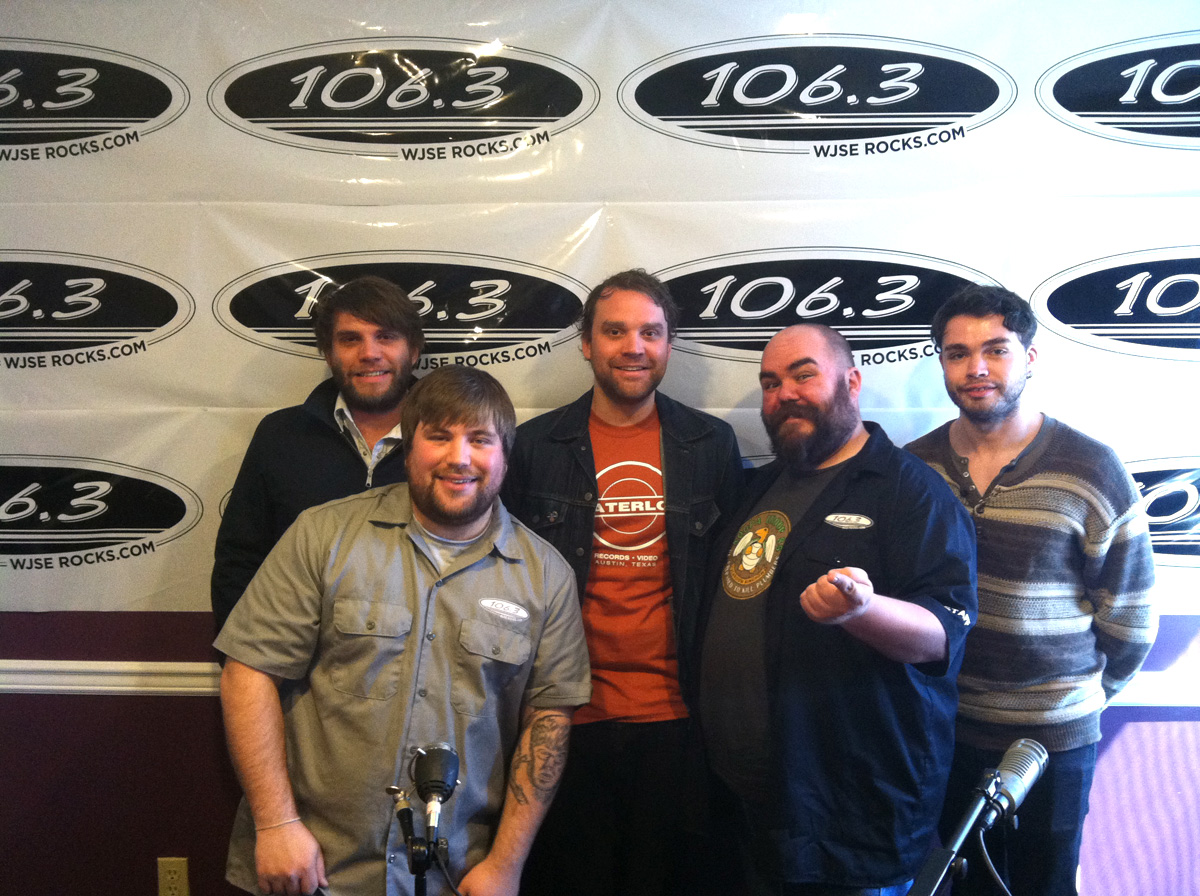 WJSE staffers hang with Frightened Rabbit