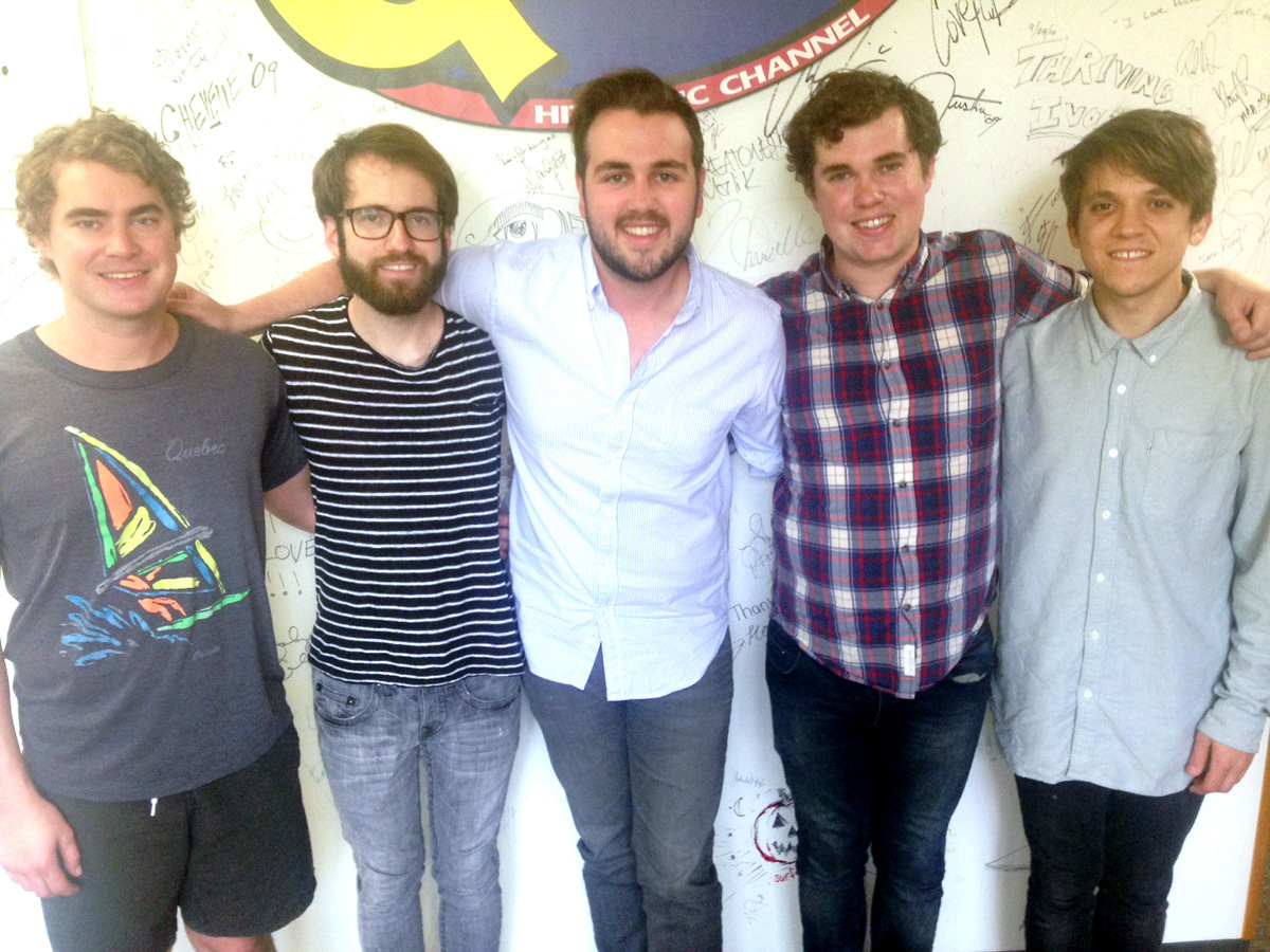Surfer Blood stops by WRXL