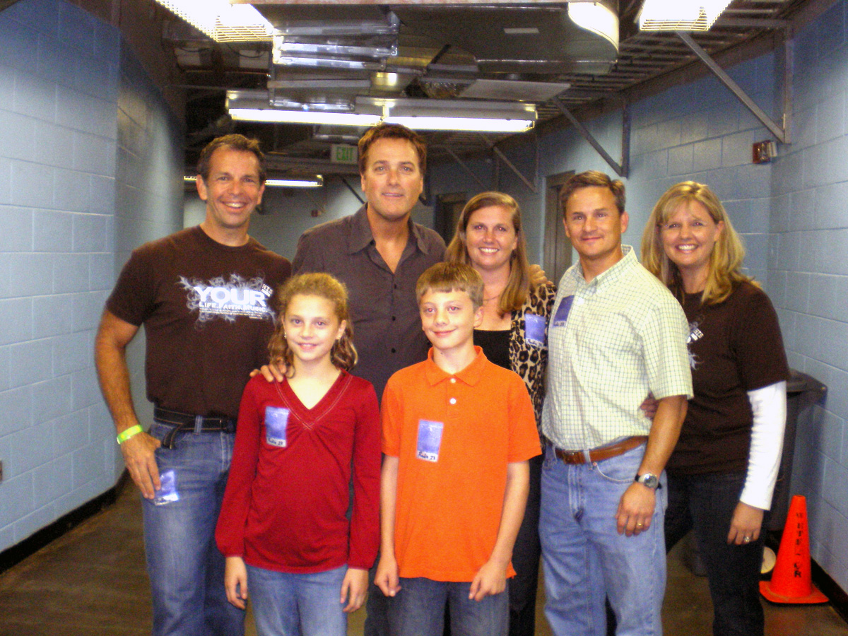 Michael W. Smith with His Radio contest winners