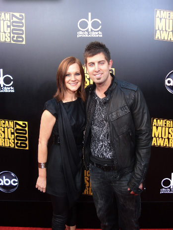 Jeremy and Adie Camp at American Music Awards
