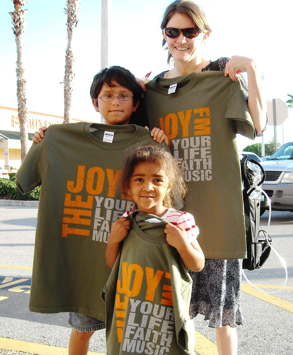 JOY FM/Sarasota, FL 6th annual "T-Shirts for Turkeys"