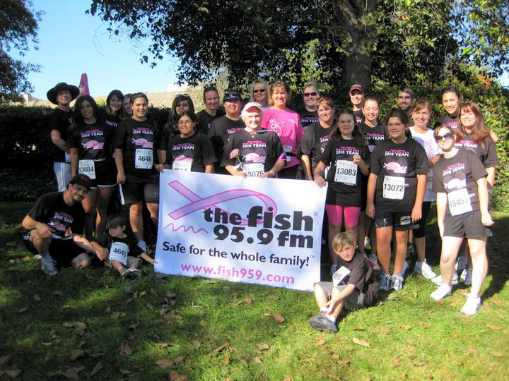 Fish team at Race for the Cure