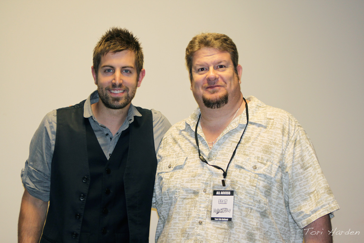 Jeremy Camp with The Big Fish FM Network's Lee Cherry