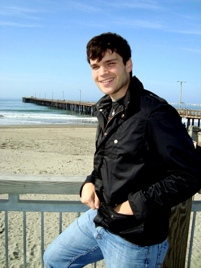 Jimmy Needham at the beach with K-LIFE/San Luis Obispo