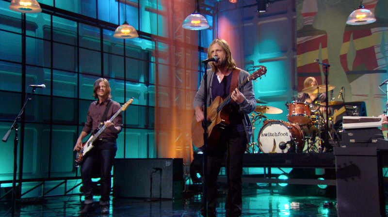 Switchfoot performs on The Tonight Show With Jay Leno
