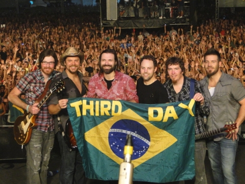 Third Day performs in Brazil
