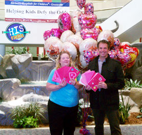 Valentines donated by His Radio/Greenville, SC's listeners