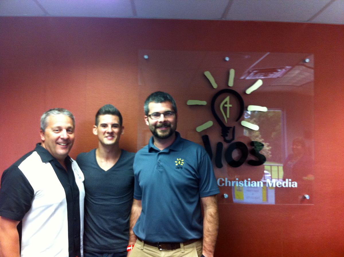Adam Cappa stopped by J103 in Chattanooga 