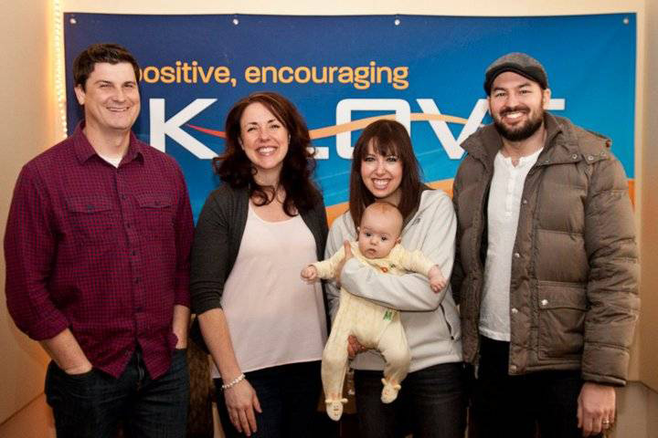 Francesca Battistelli and family stop by KLOVE