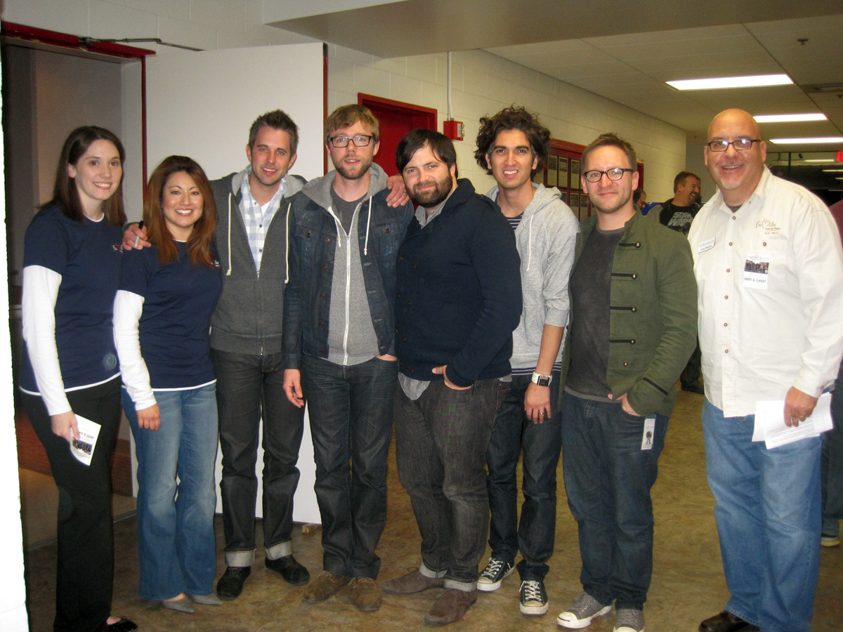 Sanctus Real with WCIC staffers