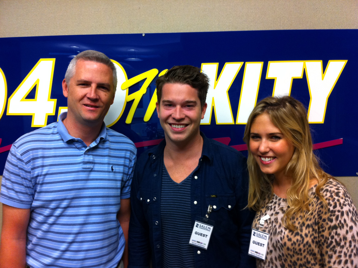 Ben Cantelon and his wife stopped by KLTY