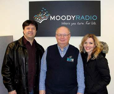 Laura Kaczor meets Moody Radio staff