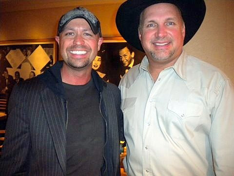 Cody Alan and Garth Brooks in Las Vegas
