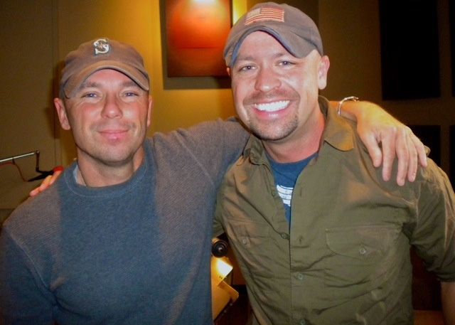 CMT's Cody Alan with Kenny Chesney