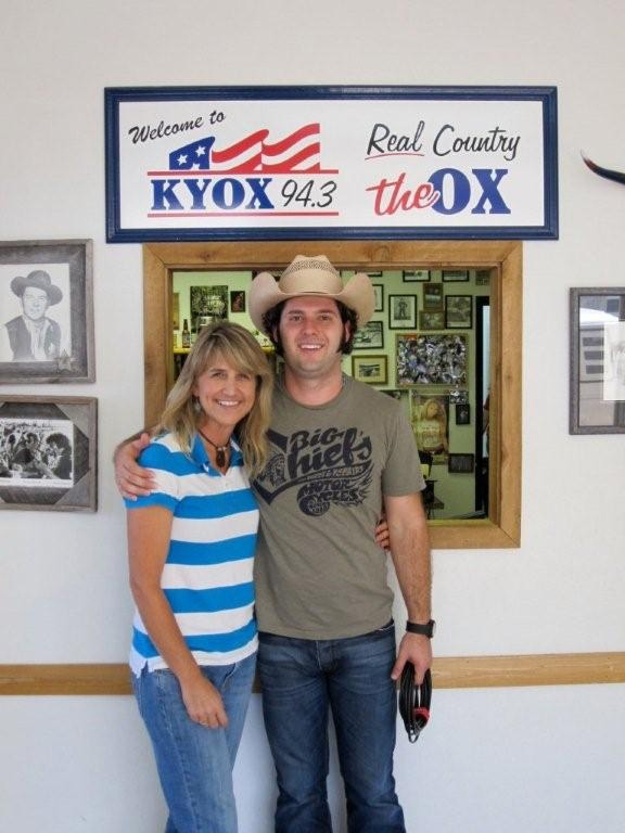 Jeremy Crady visits KYOX/Comanche, TX