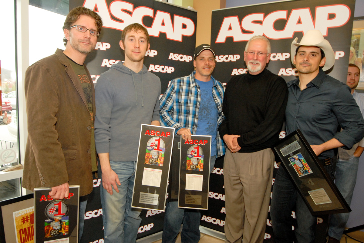 ASCAP celebrates Brad Paisley's latest #1s