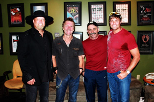 Craig Morgan, Montgomery Gentry and Aaron Tippin at recent charity ride event