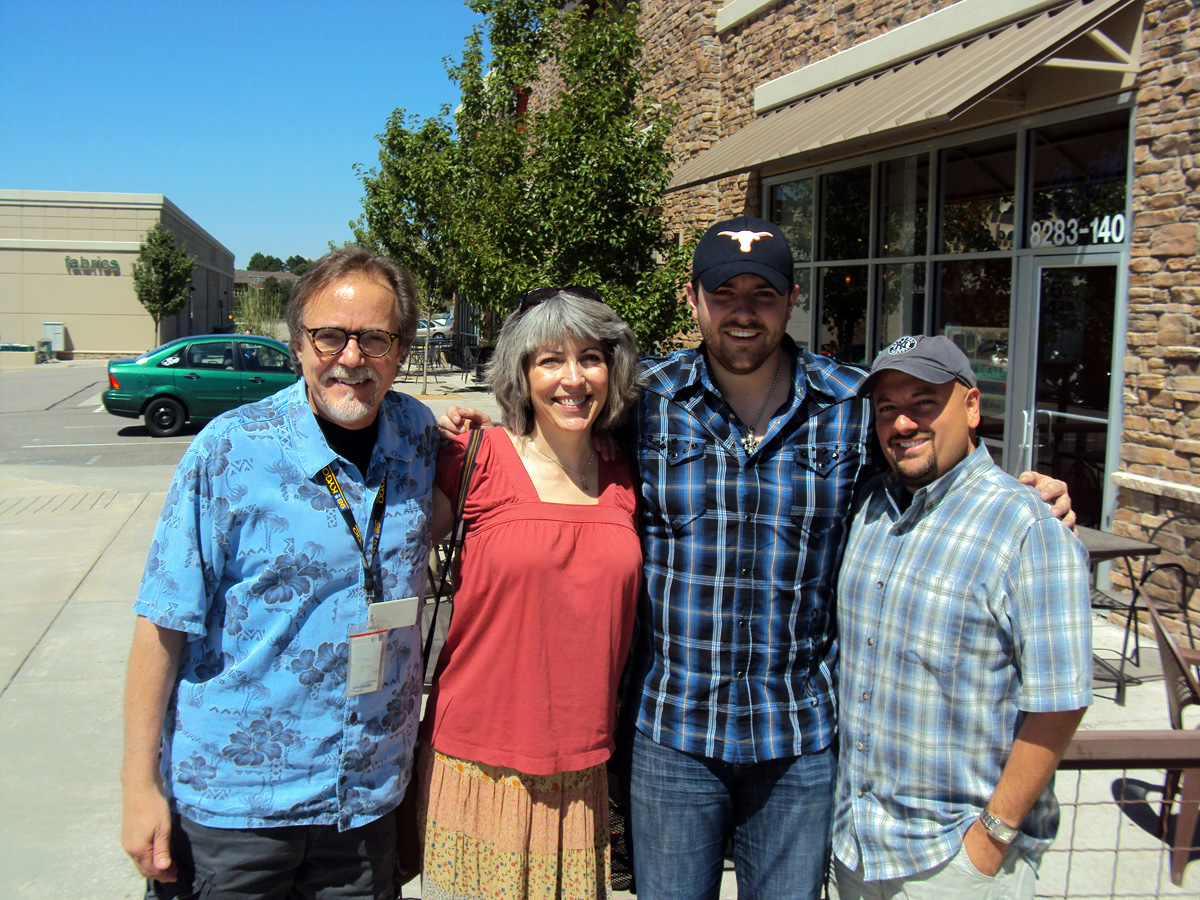 Chris Young visits Dial Global Radio in Denver