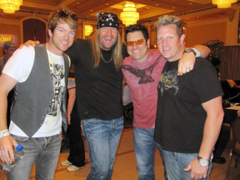 Rascal Flatts and Anthony Smith at the ACMAs in Vegas