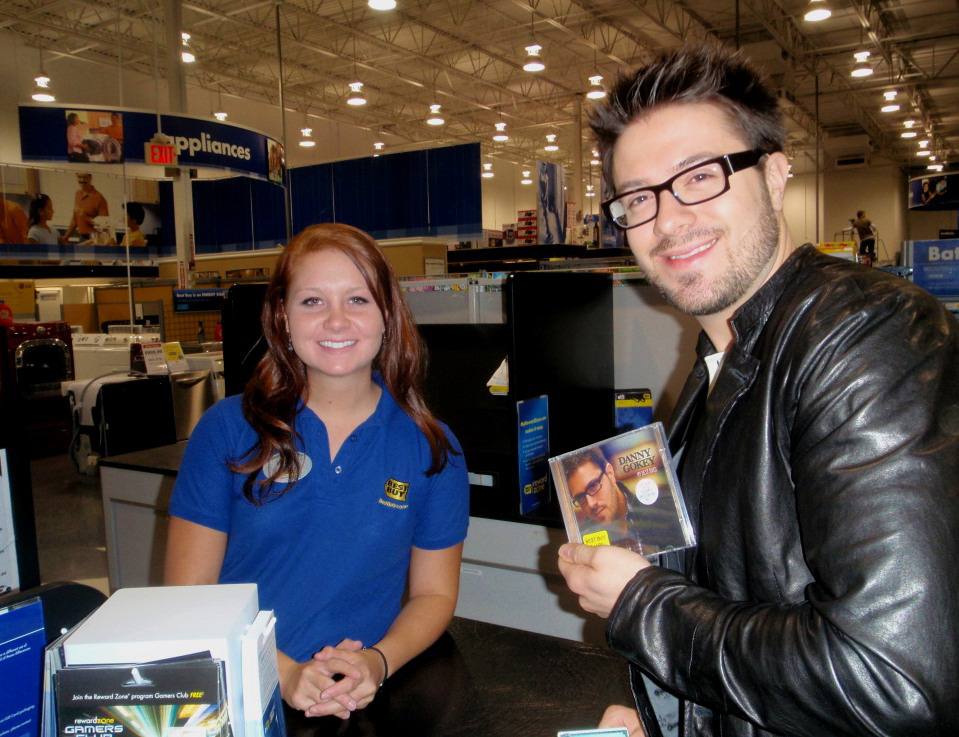 Danny Gokey performs and signs autographs