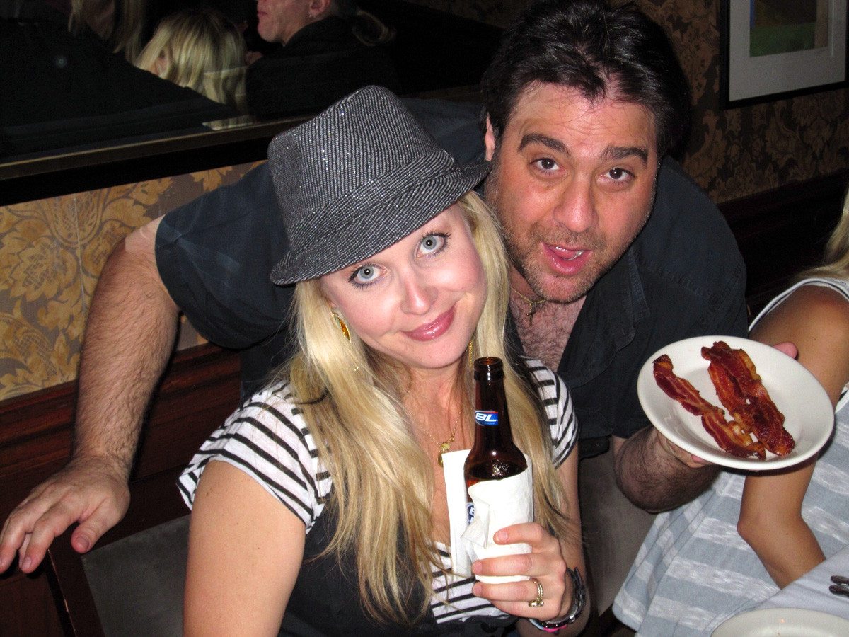 KCYE/Las Vegas' Cadillac Jack offers up the bacon to Sunny Sweeney