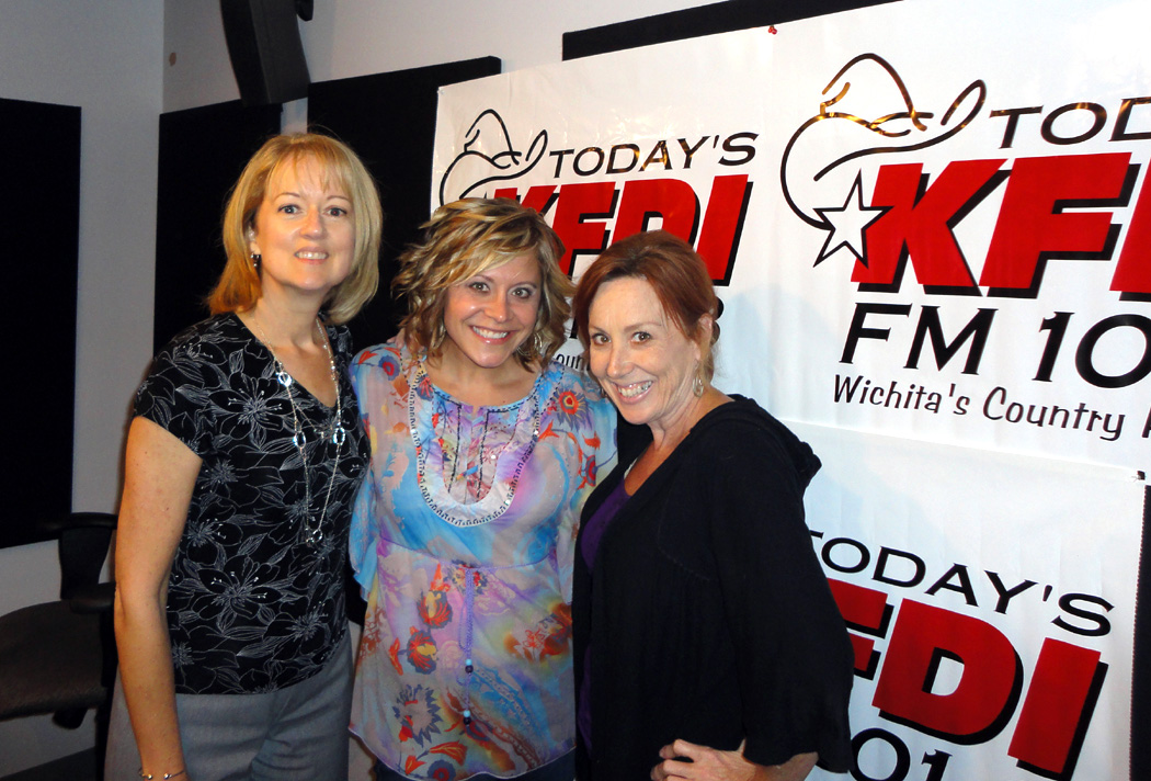 Gwen Sebastion meets up with KFDI/Wichita staffers