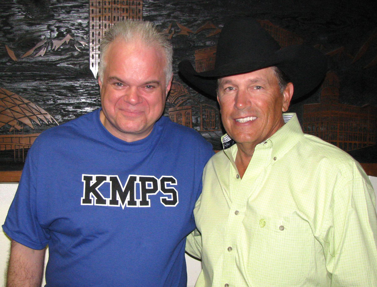 George Strait stops by KMPS/Seattle