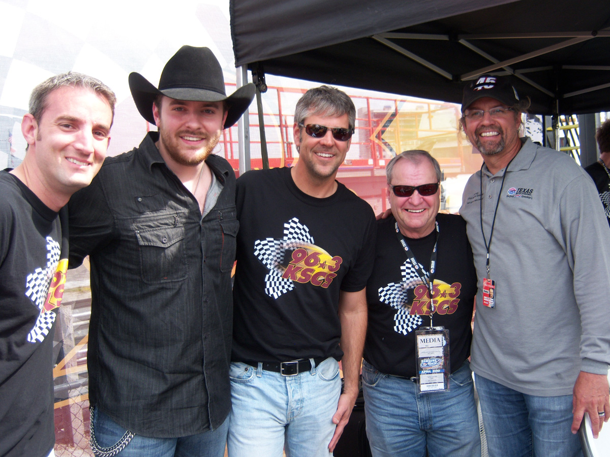 Chris Young was a special guest at Texas Motor Speedway