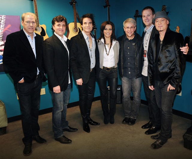Martina McBride appears with Train on CMT Country Crossroads