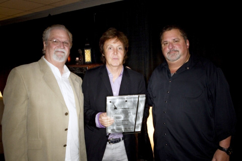 Paul McCartney becomes an Honorary Inductee in the Nashville Songwriters Hall of Fame