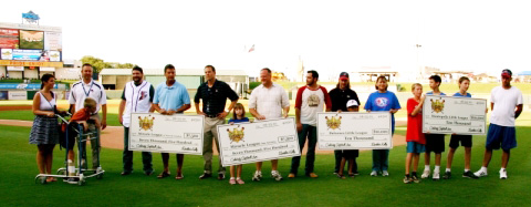 Reckless Kelly presents check to Miracle League