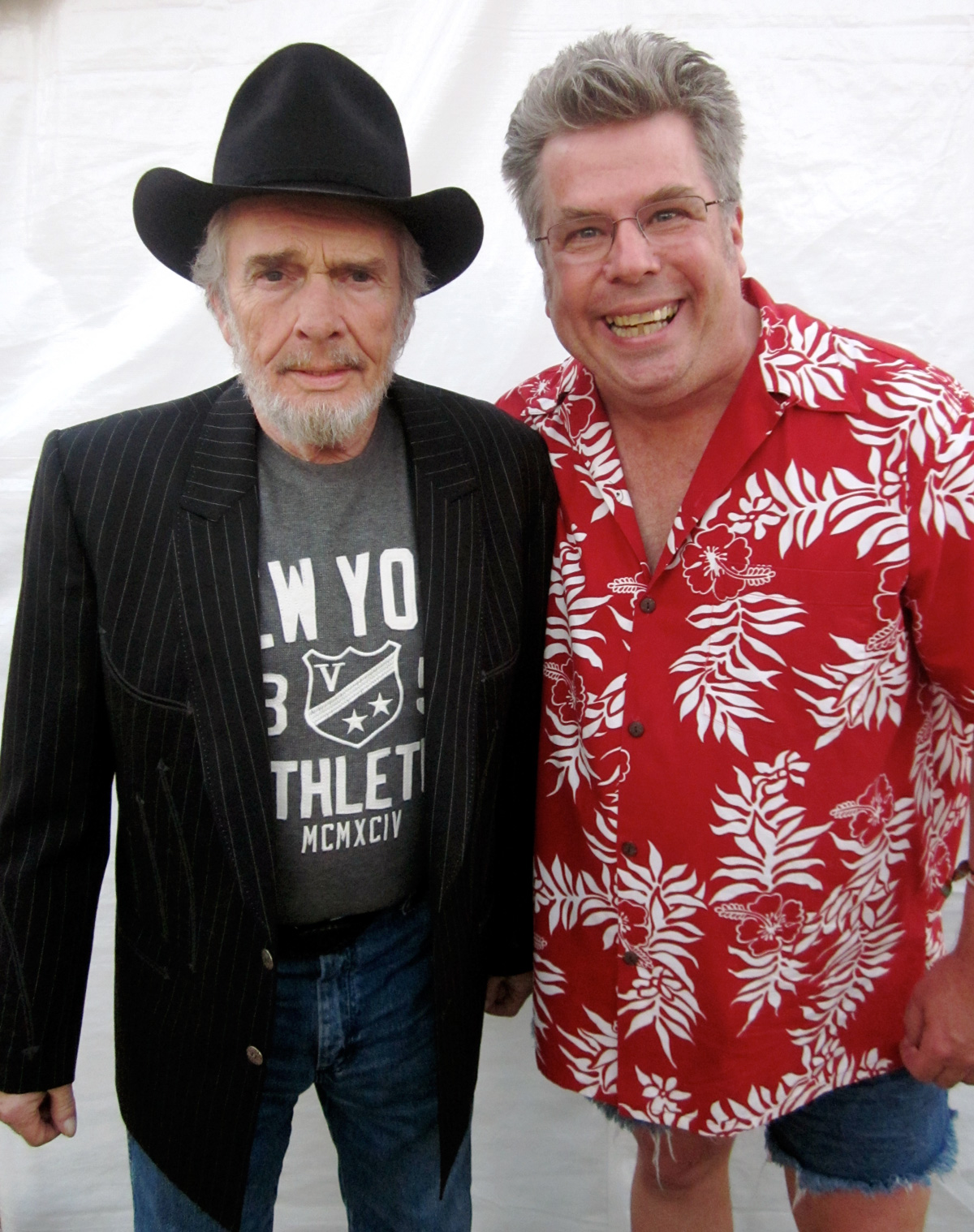 XM's Mojo Nixon hangs with Merle Haggard at Coachella