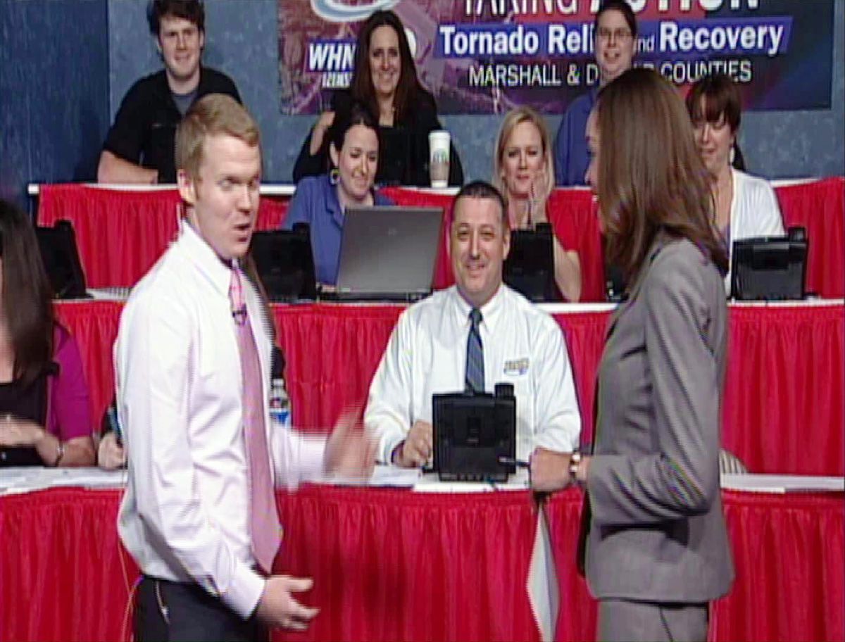 WDRM and WHNT-TV/Huntsville raise money for tornado victims