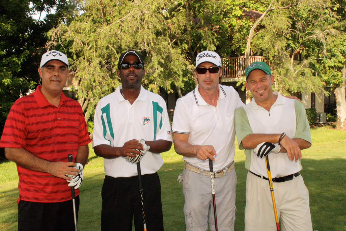 Darius Rucker golfs with WIRK/West Palm Beach staffers