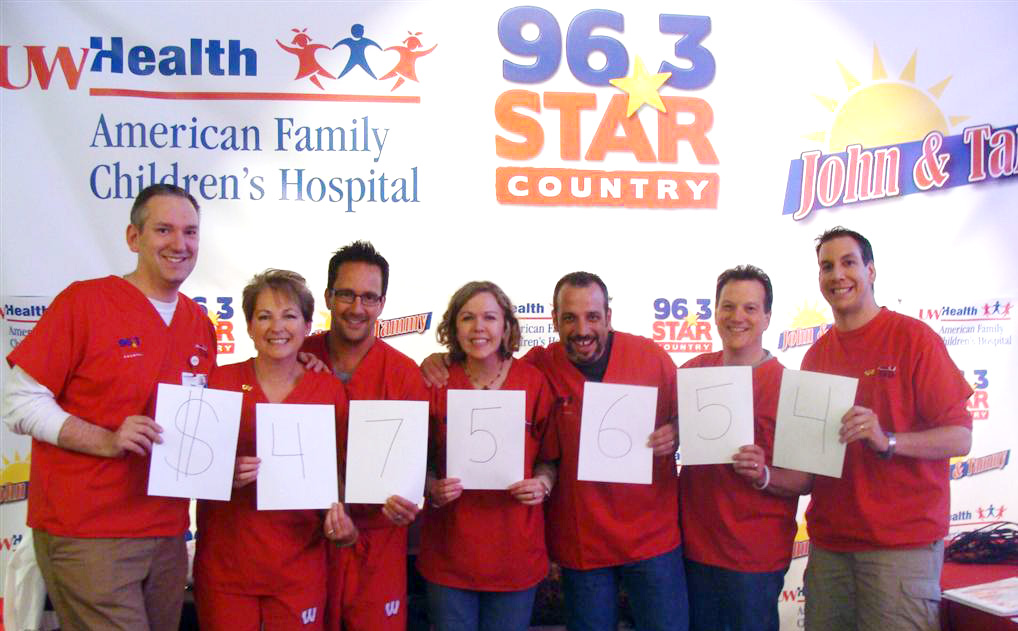 WMAD/Madison, WI raises $475,000 for American Family Children's Hospital
